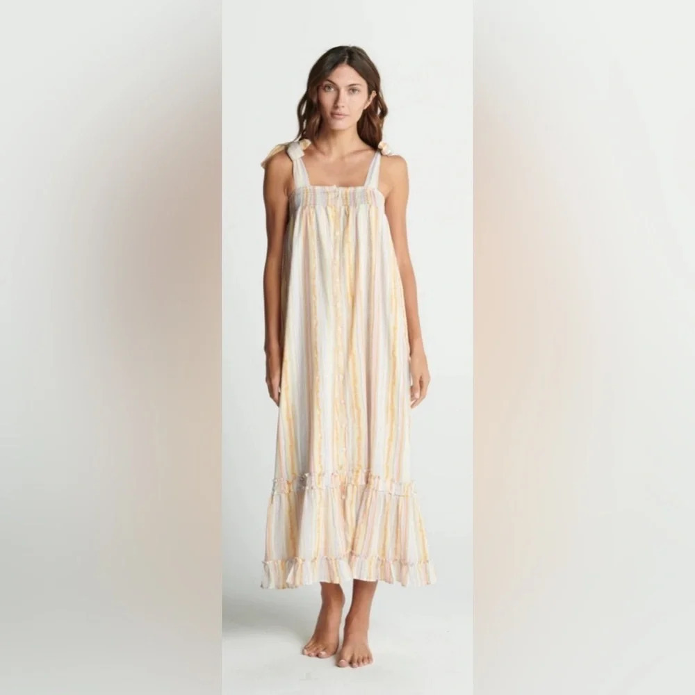Sunday’s Delilah Dress In Watercolor. Size L